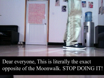 How To Moonwalk (No Seriously, Here's A GIF Guide Of How To Moonwalk, And It Actually Helps)