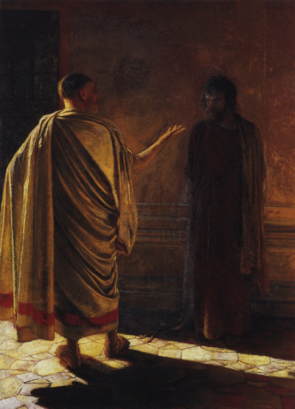 Christ and Pilate, Nikolai Nikolaevich Ge 