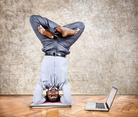 (Turning upside down physically could help also.) / Shutterstock