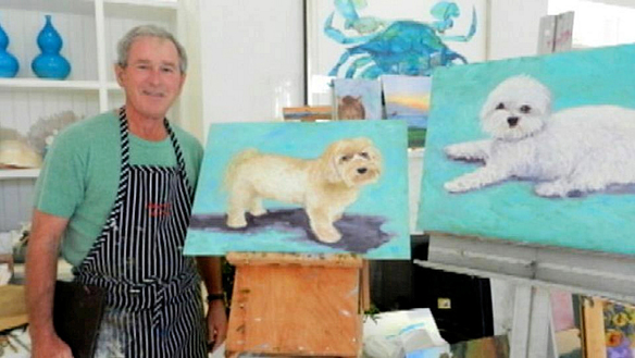 George Bush Vs. A 7-Year-Old: Who's A Better Artist?