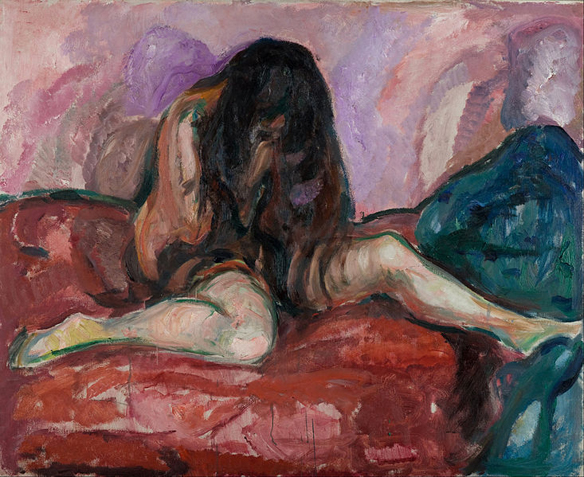 "Weeping Nude," Edvard Munch