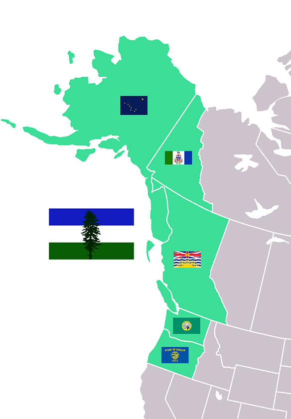 Cascadia-flags