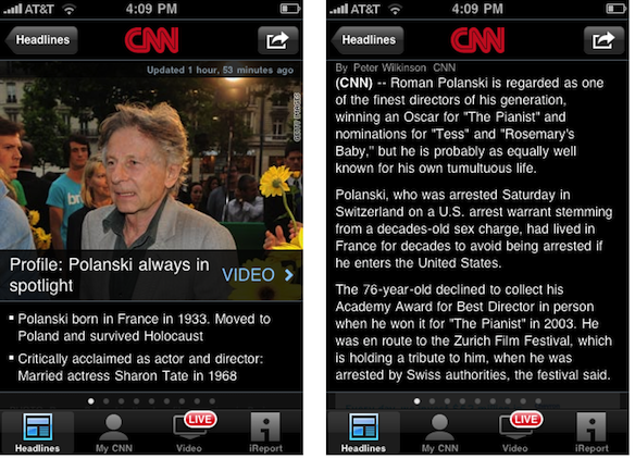 CNN-iPhone-App