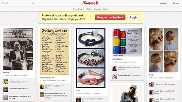 Pinterest-Screenshot