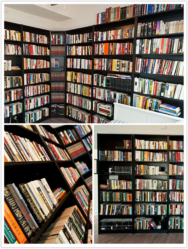 My library Sept 2013. Austin, Texas