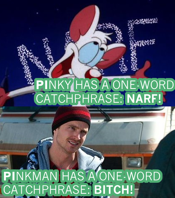 The Magnificent Similarities Between Breaking Bad & Pinky And The Brain
