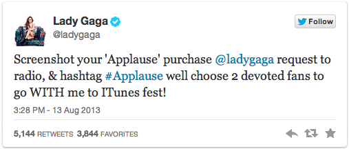 Lady Gaga's Twitter