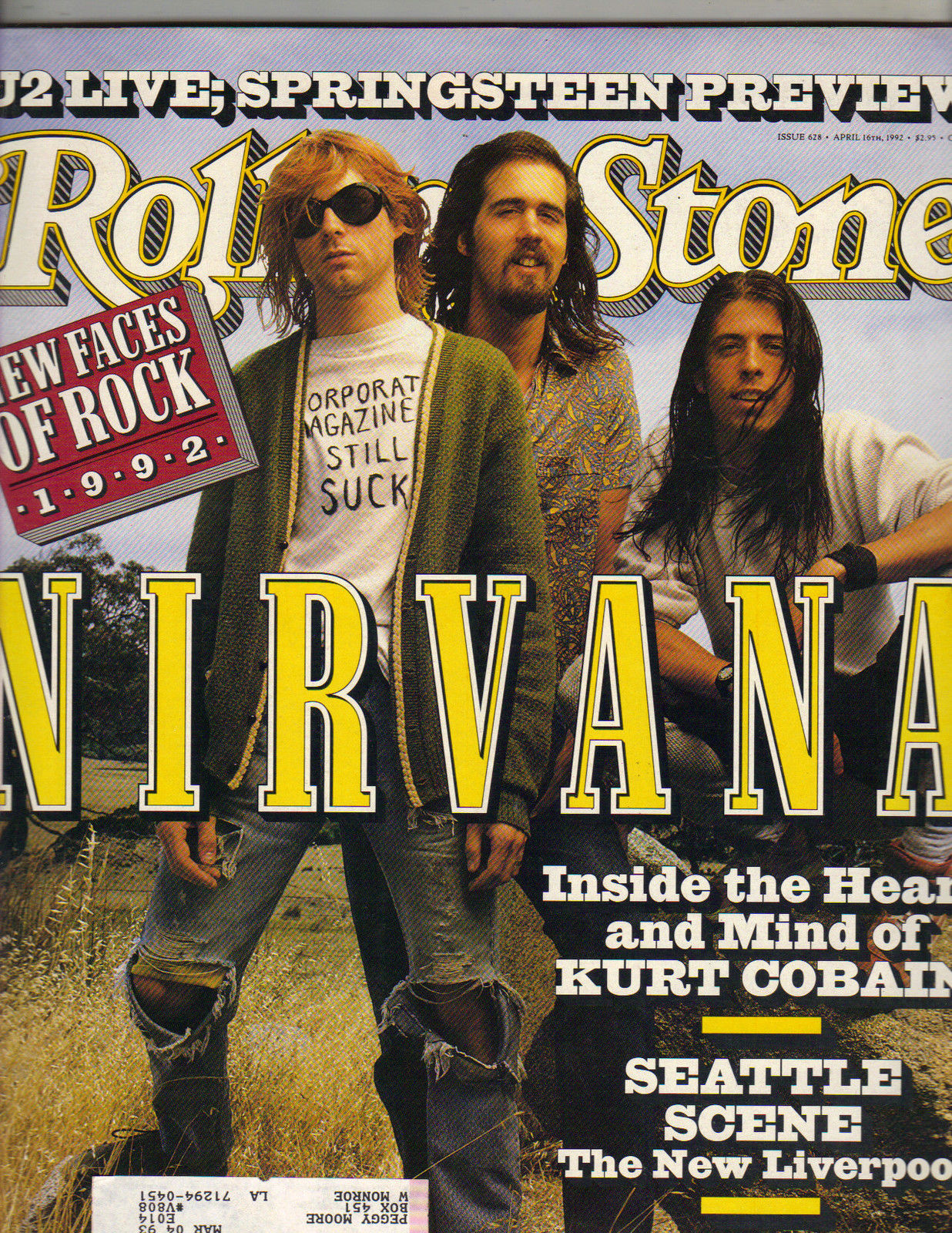 Nirvana Rolling Stone Cover
