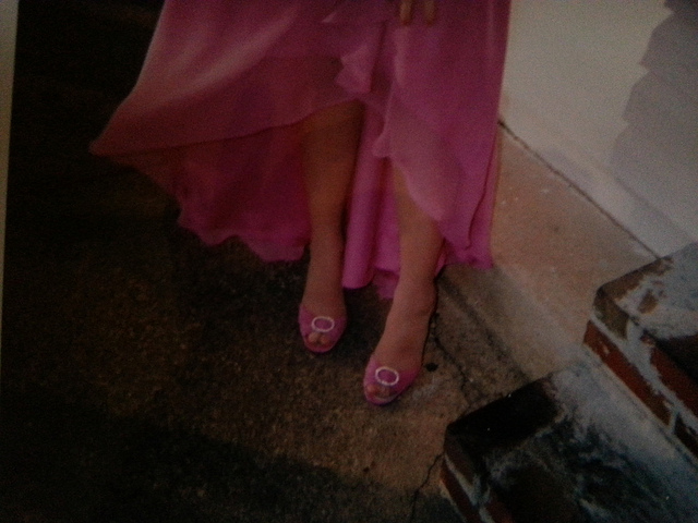 These are actually an entirely different pair of hot pink heels. Apparently I had a lot.
