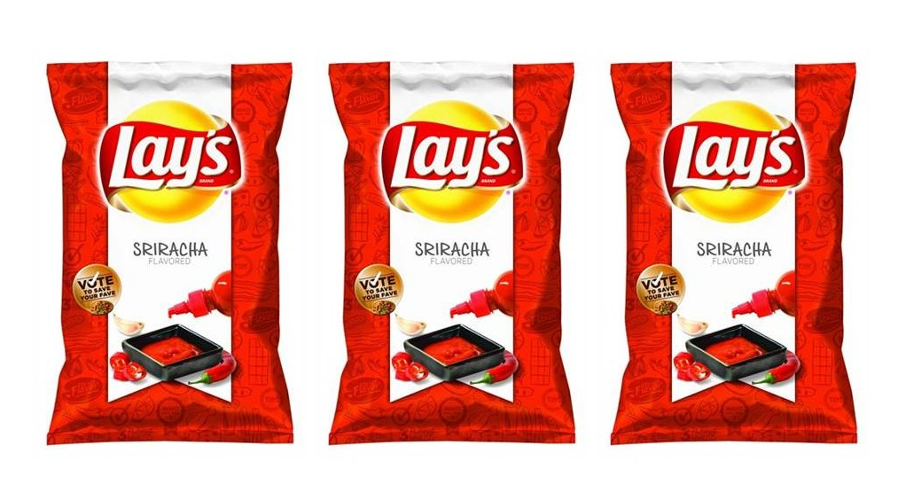 Lay's Sriracha Flavored Potato Chips (Amazon)