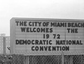 1972 july convention center sign