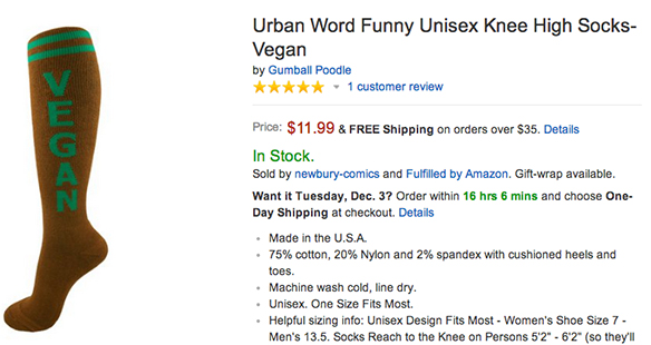 Urban Word Funny Unisex Knee High Socks-Vegan