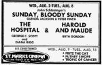 early august 1972 triple feature