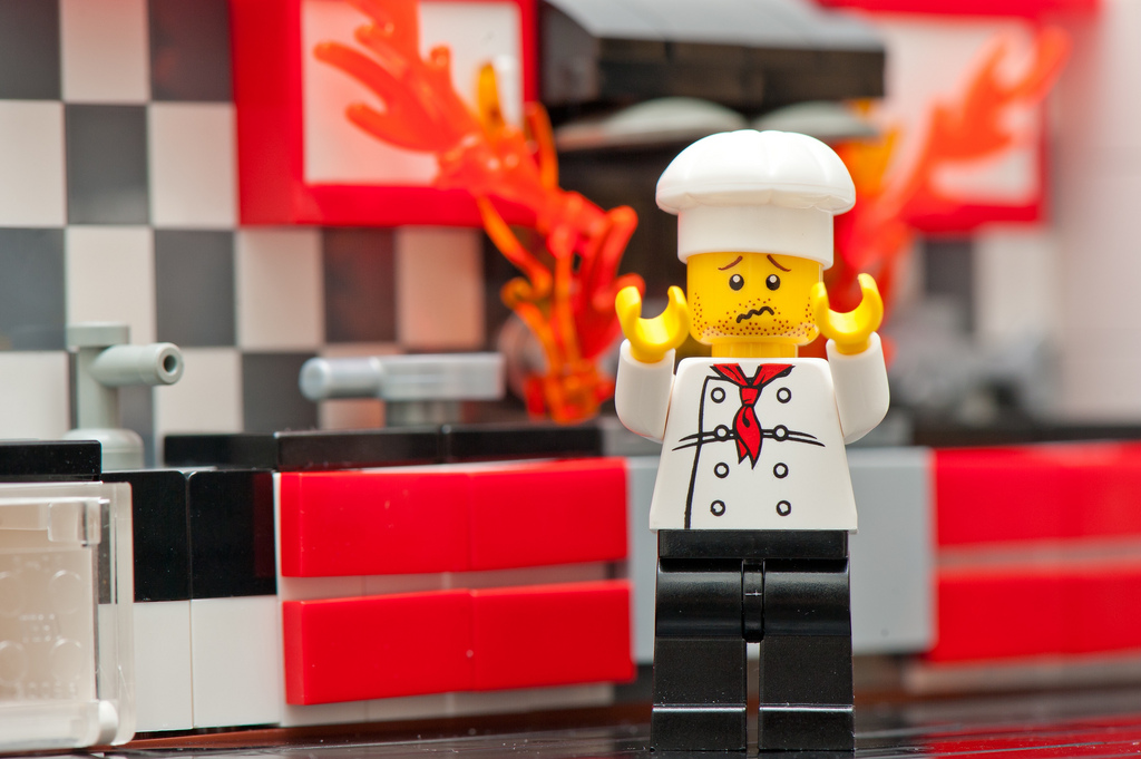artist's rendering of me in the kitchen | image via kennymatic on Flickr