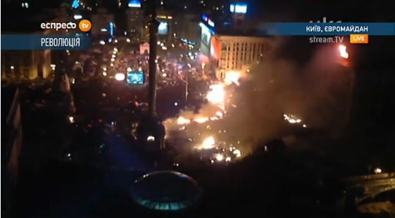 Kiev is on fire