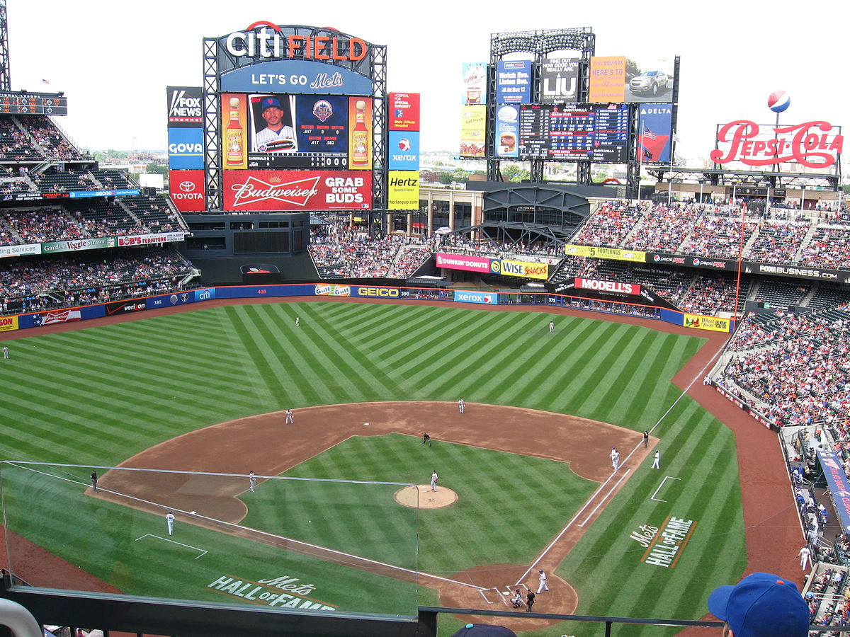 A Major League Baseball game between the New York Mets and the St. Louis Cardinals at Citi Field, June 2, 2012.