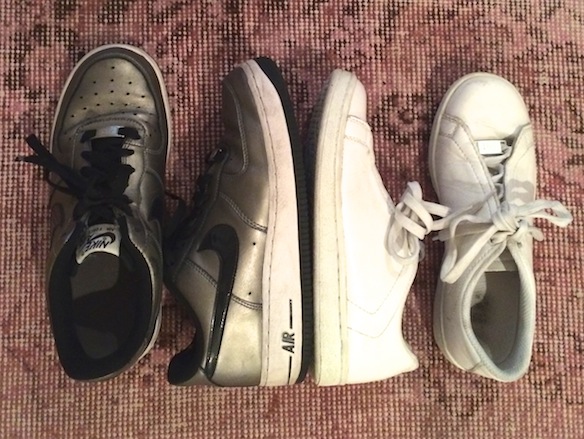 Sneakers by: Nike and Raf Simons (both vintage). 