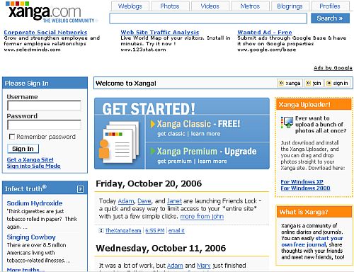 Xanga.com [old version]