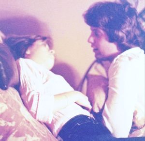 1973 couple in bed