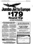 late feb 1973 jumbo jet to europe
