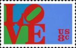 late march 1973 love stamp