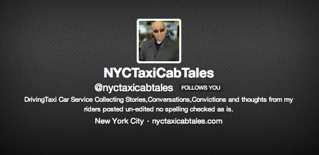 Twitter / @nyctaxicabtales 