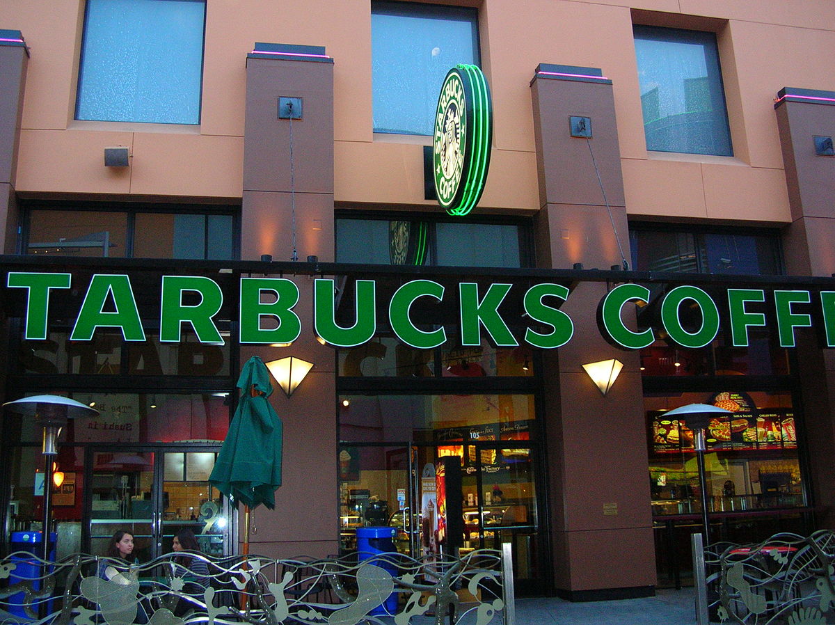 The Starbucks Coffee at Universal CityWalk Hollywood.