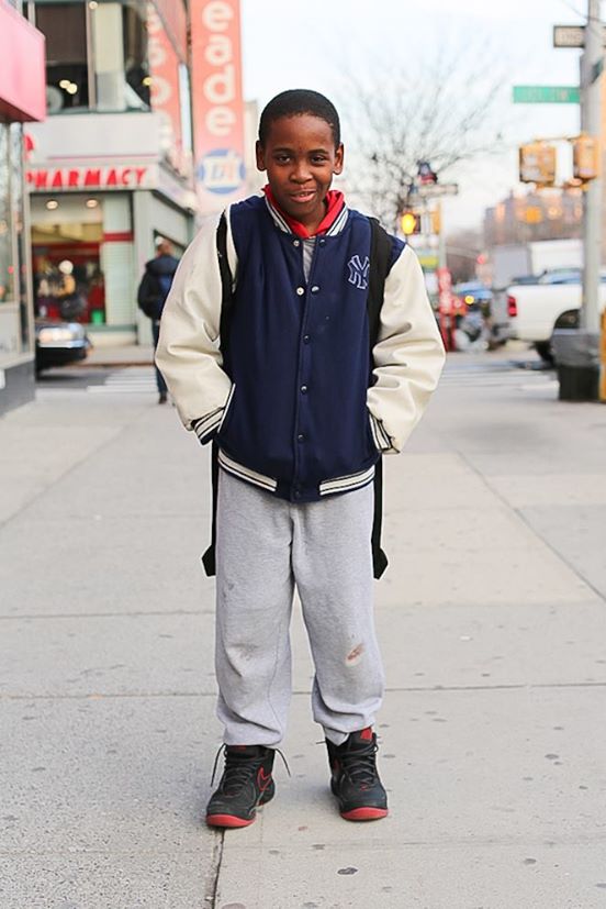 "If you could change one thing about adults, what would it be?" "A lot of them are grumpy." Facebook / Humans Of New York