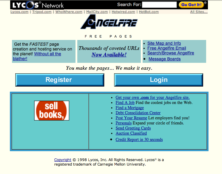 web.archive.org / Angelfire