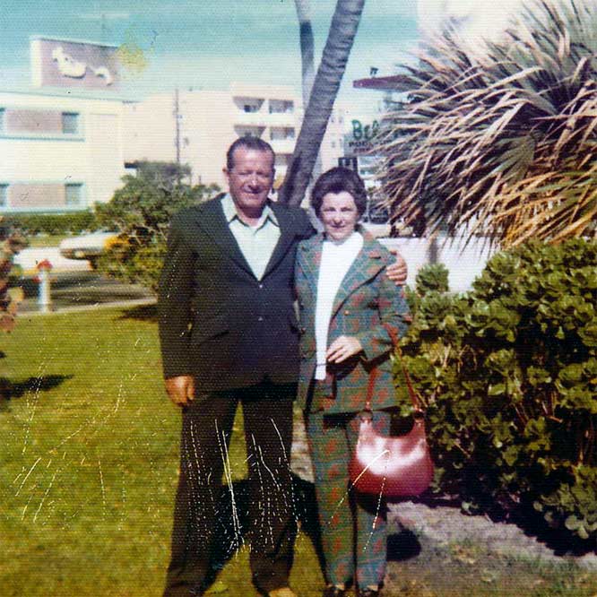 My parents on vacation in Florida circa 1975.