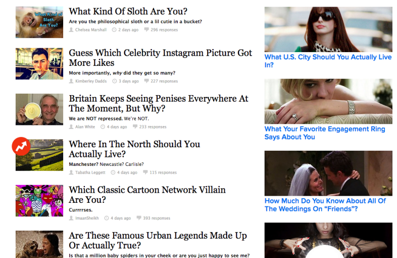 28 Increasingly Horrible Buzzfeed Quizzes | Thought Catalog