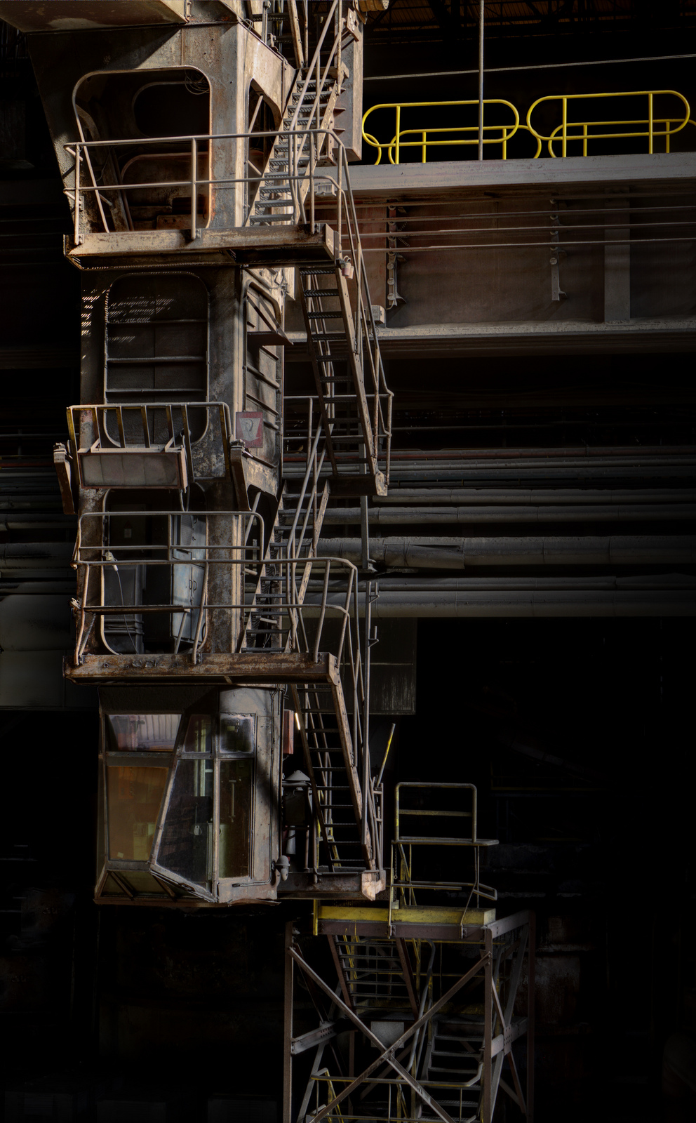 Steel work stairs. Photograph by Forgotten Heritage Photography. Used with permission.