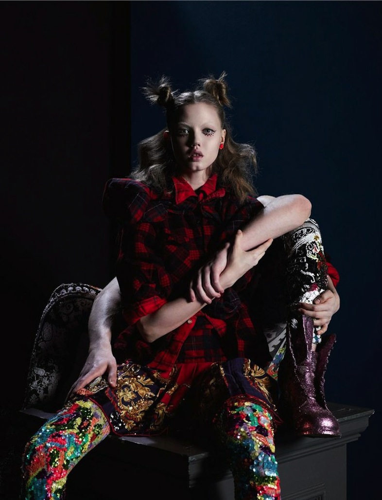 Lindsey Wixson in "If I Don't Show Up With A Bag Of Tricks, It's Pretty Much - Why Are You Here?" by Matthew Stone for System Spring/Summer 2014