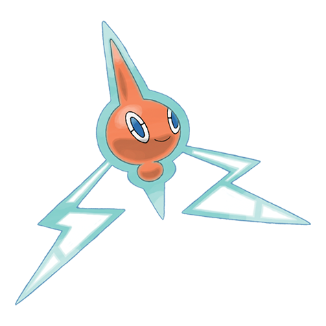 This is the official art by Ken Sugimori of #479 Rotom, released in Pokémon Diamond and Pearl.