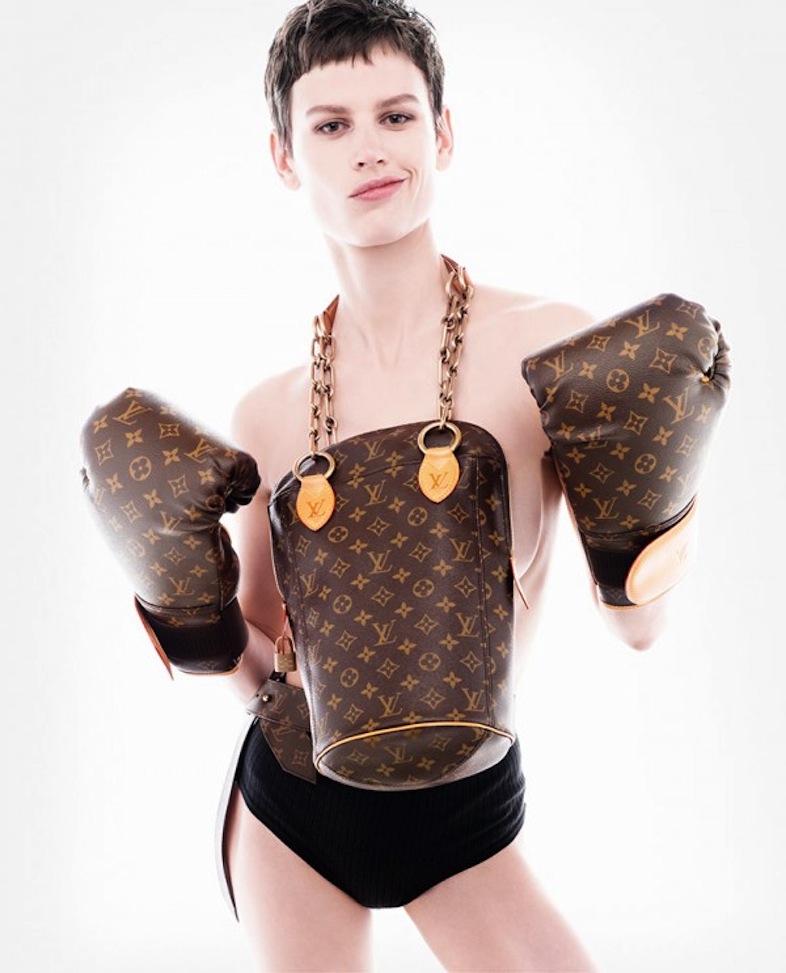 Louis Vuitton Iconoclasts campaign shot by Steven Meisel. 
