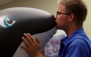 Meet The Dude Who’s Literally In Love With His Inflatable Pool Toys