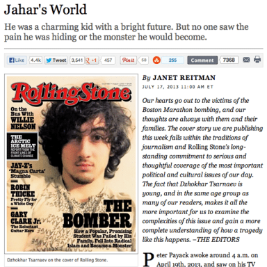 Should We Be Mad About The Boston Bomber On The Cover Of ‘Rolling Stone’?