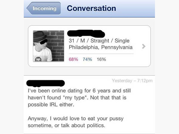 Creepy online dating exchanges in real life : Video 2013 : Chortle ...