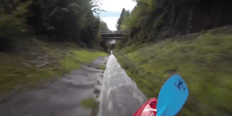 Sweet-Ass GoPro Footage Takes You Down A Drainage Ditch On A Kayak