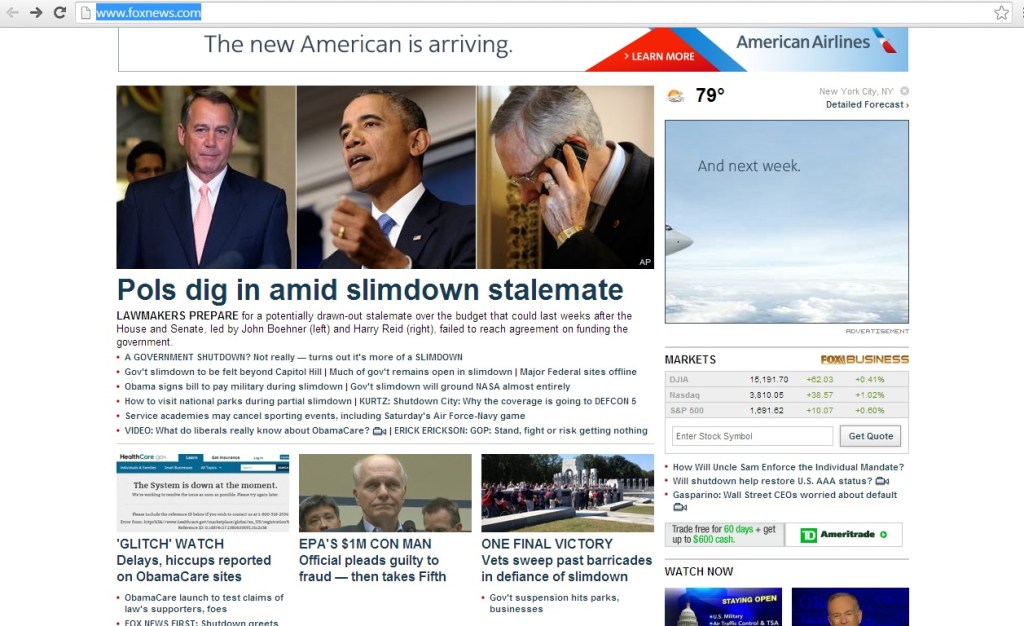 Fox News Government Shutdown Actually a “Slimdown” Thought Catalog