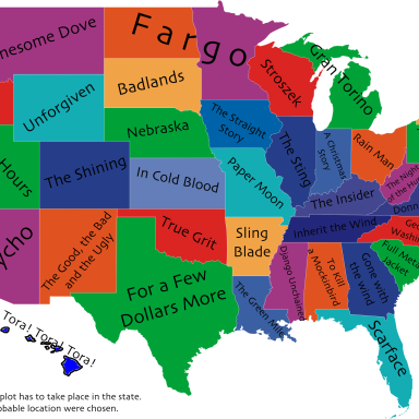 New York And California Are Boring But Idaho Rocks; IMDB Ranks Top Movie For Each State