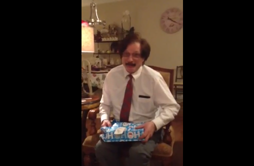 It Feels Like -16ºF Outside, But You Can Cozy Up With This Incredibly Heart-Warming Video Of This Man Opening His Christmas Gift