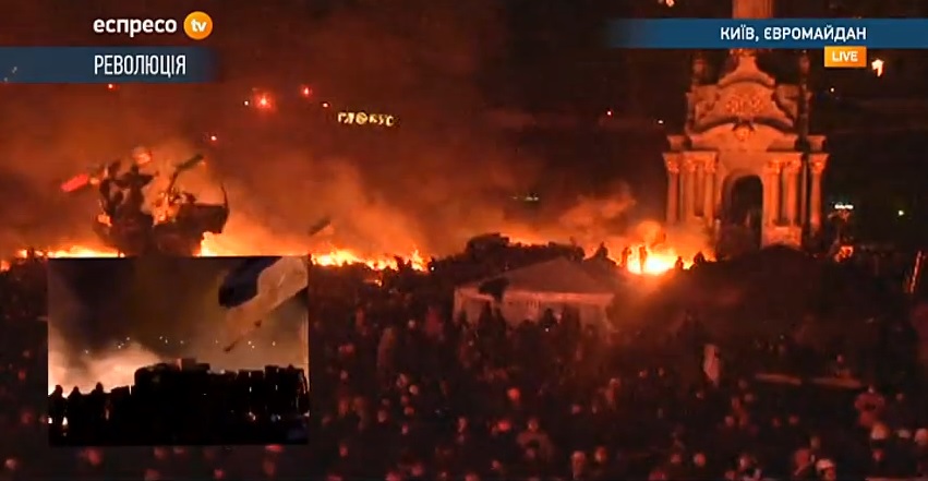 Kiev Is Burning. This Is Happening Right Now. Livestream Of The Scene