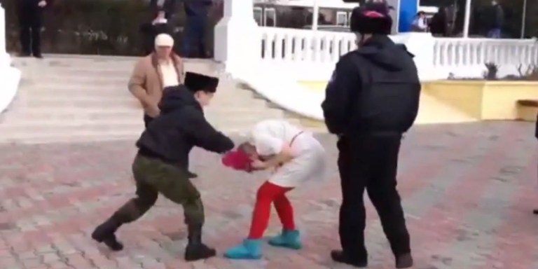 Pussy Riot Detained, Horsewhipped And Beaten By Cossacks For Protest During Sochi Olympics