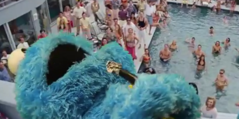 Cookie Monster Deserves An Oscar For The Hilarious ‘Wolf Of Sesame Street’