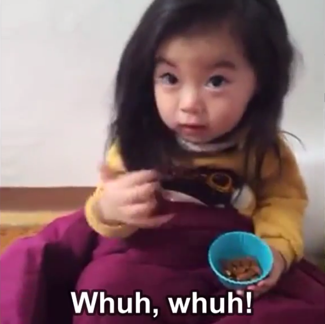 Adorable Korean Girl Learns What To Say To Strangers If They Offer Her ...