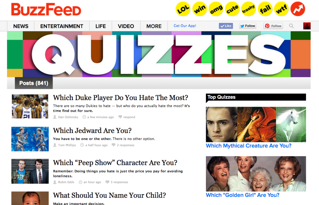 If You Were A BuzzFeed Quiz Which Quiz Would You Be? Take This