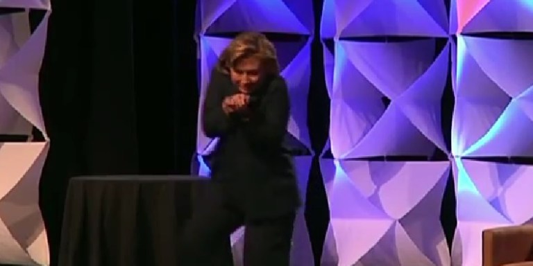 Shoe-Throwing Maniac Makes Appearance At Hillary Clinton Speech