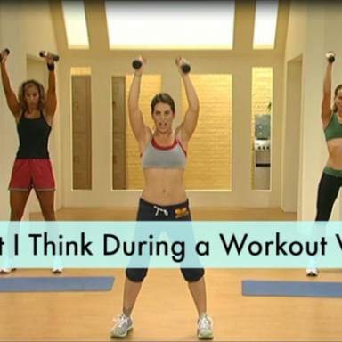 What We Think During Home Workout Videos