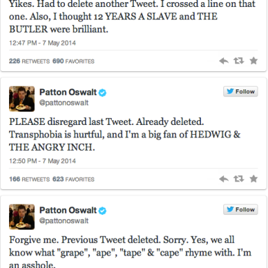 Patton Oswalt’s Twitter Outrage Experiment Failed Miserably And Here’s Why